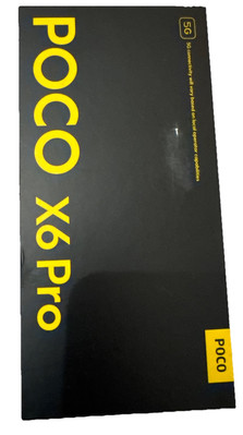 Poco X6 Pro 5G Grau 12GB + 512GB Brandneu VERSIEGELT Xiaomi UK Version