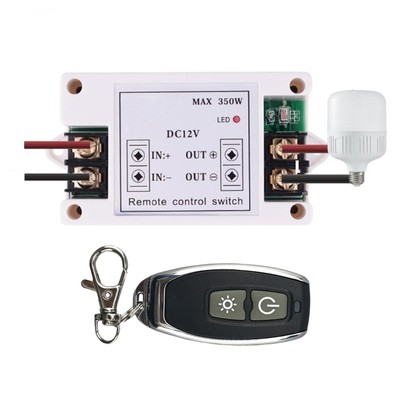 High Power Remote Control Switch Wireless Receiver With 433mhz Remote Control B