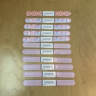 Diamond Cosmetics Nail File 240/320 Grit Professional Emery Board Fun File NEW