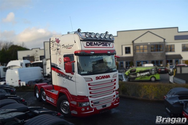 Bragan™ Dach-Lichtbalken Und Runde Scheinwerfer FüR Scania 4 Series Topline Lkw-image