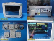 Philips MP50 ANESTHESIA Monitor W/ MMS, Press, BIS, Print Modules & Leads ~38365