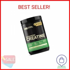 Optimum Nutrition Micronized Creatine Monohydrate Powder, Unflavored, 120 Servin