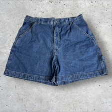 Gloria Vanderbilt Jeans Shorts Straight Denim Women's High Rise Size 12