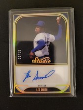 2023 Panini Chronicles Studio Black Signatures /10 Lee Smith Auto HOF 