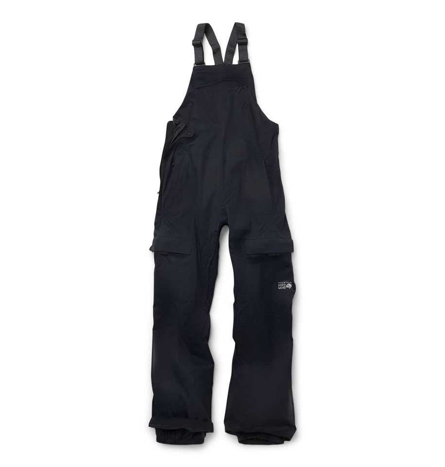 Mountain Hardwear Firefall Bib Women's Snow Pants, Black, Small, Long