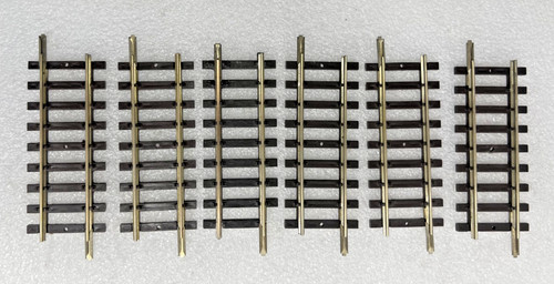 Hornby Dublo 1/3 Neusilber Geraden x 6 - Spurweite OO - (3453) | Condition: Used