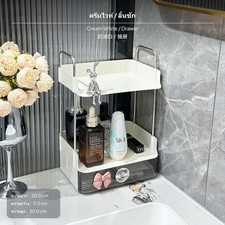2-stufiger Kosmetik-Organizer, Make-up-Aufbewahrungsbox Aus Acryl Mit Schublade,