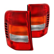 For Jeep Grand Cherokee 99-04 Tail Lights Driver Passenger Side Chrome For Jeep Grand Cherokee 99-04 Tail Lights Driver Passenger Side Chrome