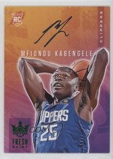 2019-20 Panini Court Kings Fresh Paint Jade 13/25 Mfiondu Kabengele Auto 0t02