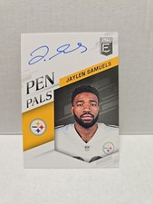 2018 Donruss Elite - Pen Pals Jaylen Samuels #PP-JSM (AU, RC)