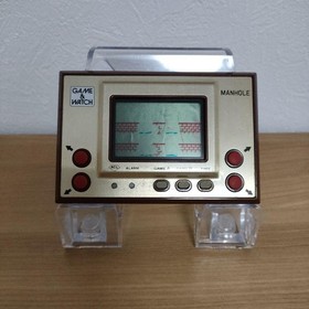 Nintendo Game and Watch Manhole MH-06 1981 Retro Console Wide Screen from Japan