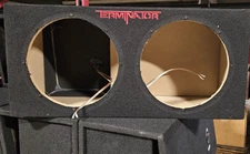 MTX 12-Inch Car Audio Dual Unloaded VENTED Subwoofer Box Enclosure