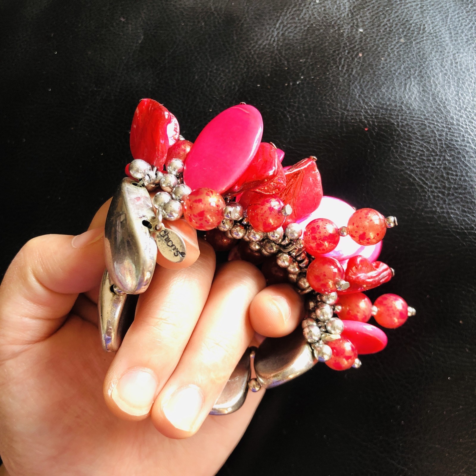 Chico's Beaded Statement Bracelet - image 4