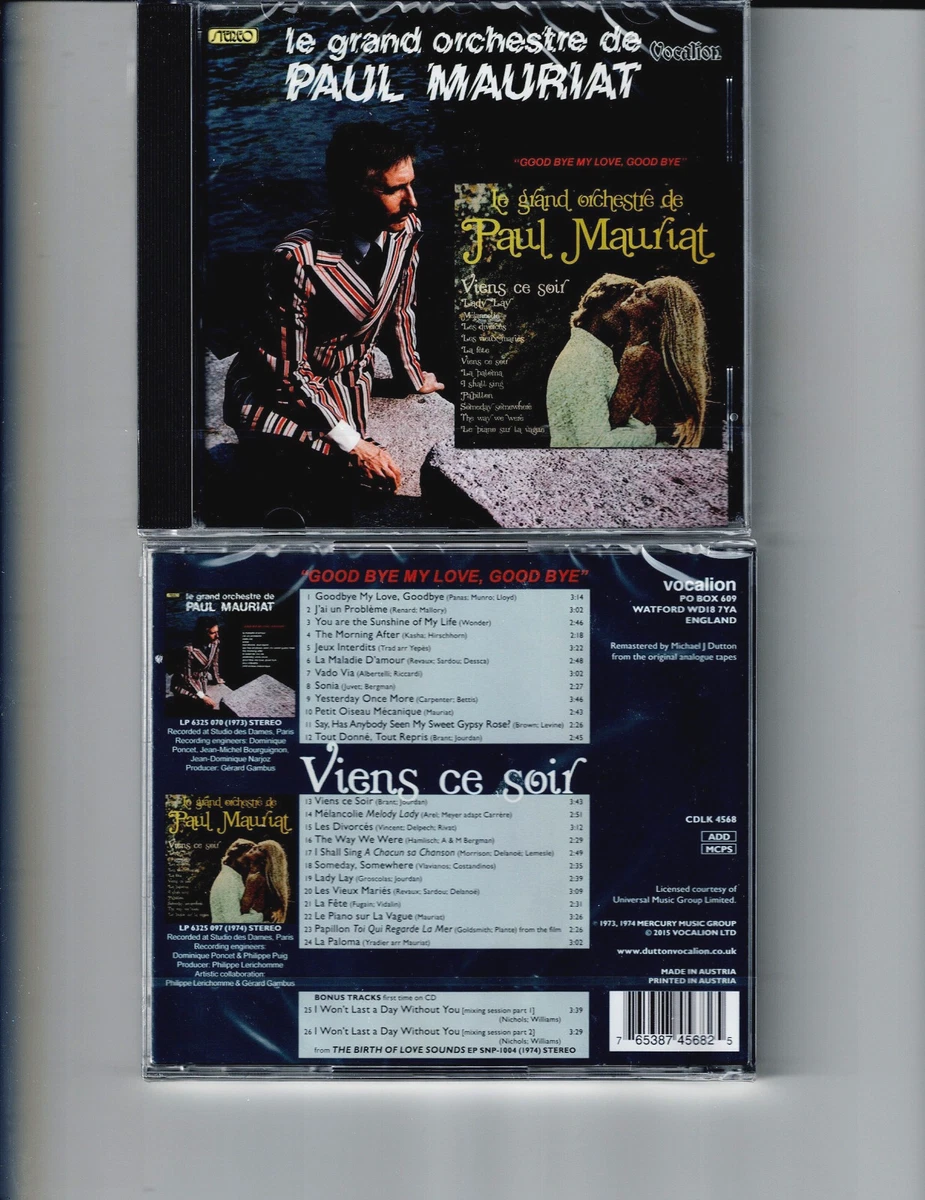 Paul Mauriat Cd for sale - eBay