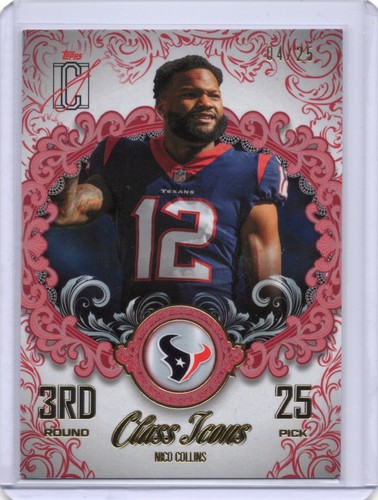 2025 Topps Signature Nico Collins Red (RAW)