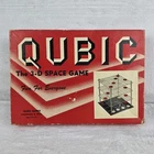 Vintage 1950s Parker Brothers QUBIC 3-D Tic-Tac-Toe Game Complete Space Game