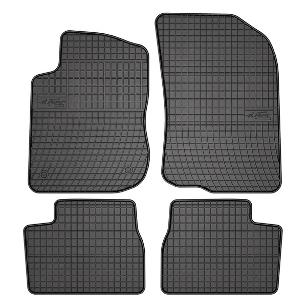Frogum FußMattensatz Autoteppich Gummi FüR Peugeot 208 Kasten Cr_-image