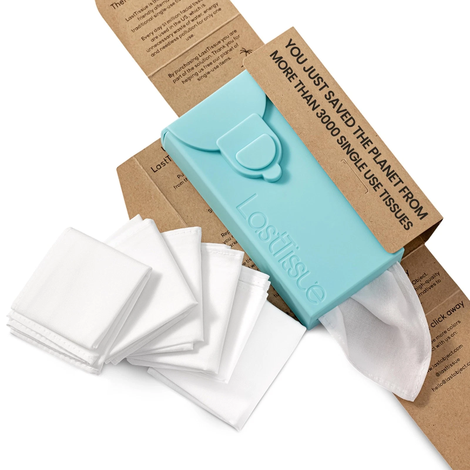 ® Reusable Cotton Tissue Pack – Sustainable, Durable, Eco-Conscious, Portable...