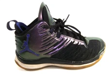 Air Jordan Holographic Super Fly 5 Black/Concord-White 844677-012 Size 8.5