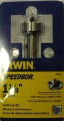 Irwin Speedbor 43018 1-1/8'' Self Feed Drill Bit