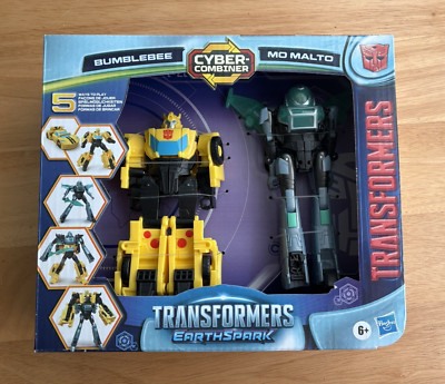 Hasbro Transformers Earth Spark Cyber-Combiner Bumblebee & Mo Malto - New in Box