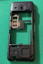 Nokia 206 middle cover black - dual SIM -ORIGINAL-
