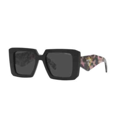 PRADA PR 23YS 1AB5S0 BLACK - DARK GREY WOMEN display picture 3
