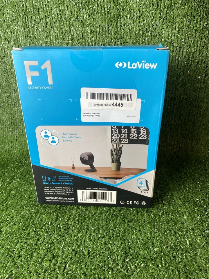LaView Home Security Simplified F1 Security Camera NEW SEALED - Image 3 of 4