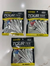 3 PACK !!  Tour TEE COMBO  Pack Adv Launch Technology  More Distance! New!!