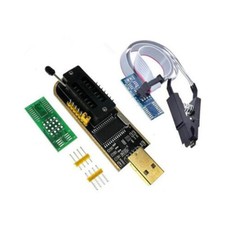 CH341A 24 25 Series Flash BIOS USB Programmer Module SOIC8 SOP8 Test Clip 1Set