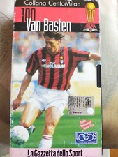 VHS CASSETTE VIDEO  RARE   FOOTBALL   MARCO VAN BASTEN   LEGENDE DU FOOT