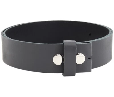 Echt Ledergürtel 4 cm ohne Schnalle Wechselgürtel Leder Wechsel Gürtel Grau belt