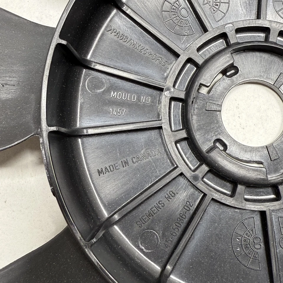 Лезвие правостороннего вентилятора охлаждения для Chevrolet Pontiac 2006 2007 2008 годов выпуска от оригинального производителя 19129814 - Изображение 4 из 4