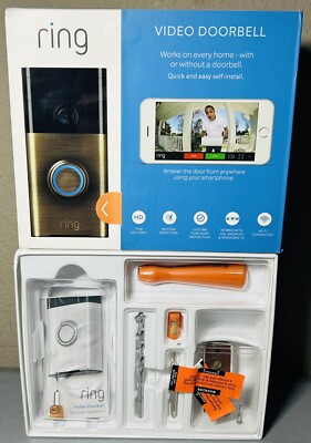 Ring Video Doorbell Accessory Kit Only Mounting Tools Drill Bit Screwdriver  OEM