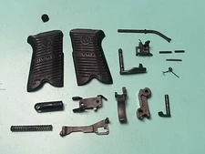 USED OEM RUGER P85 LOWER PARTS TRIGGER HAMMER SLIDE STOP SPRINGS GRIPS 9MM P89