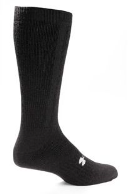 Under Armour 5529-272 ColdGear Cushioned Boot Socks, Medium, Black, NWT
