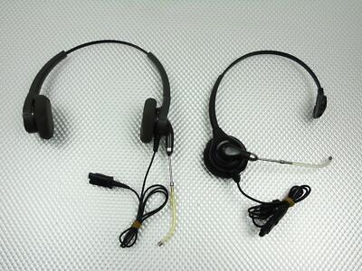 Lot of 2 - Plantronics D251N H251 SupraPlus Voice Tube Headset,  Wired
