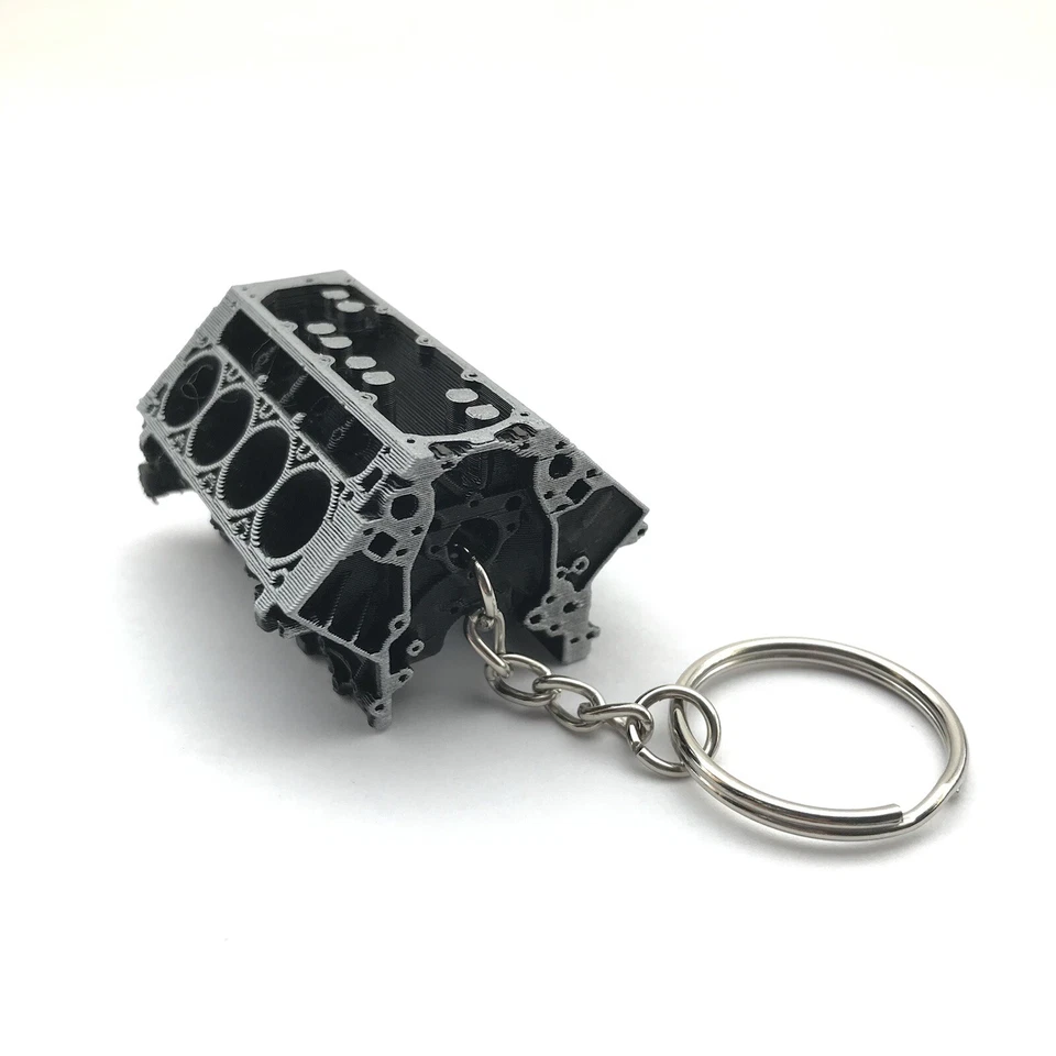 Llavero bloque motor LS - Bloque motor modelo Chevrolet V8 - Llavero motor GM Foto 2 de 4