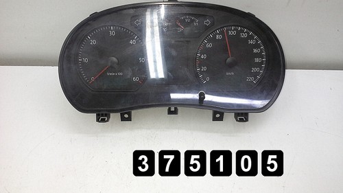 2007 VW POLO TACHO KOMBIINSTRUMENT DIESEL LHD 555001490100