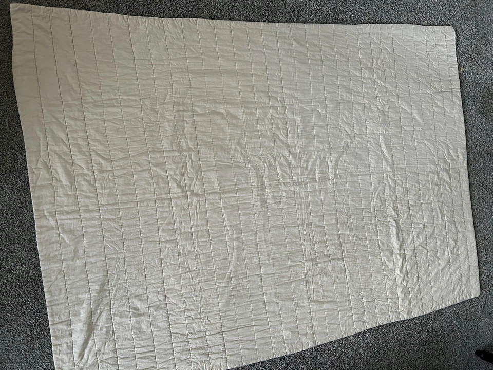 Woolwrich Twin Quilted  Patchwork Comforter Red Beige 86 x 61” - Image 4 of 4