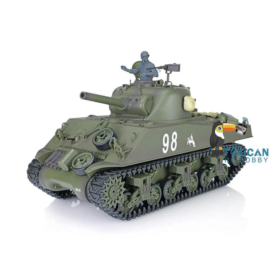 Heng Long 1:6 7.0 Plastik Version USA M4A3 Sherman RTR RC Panzer Modell 3898 - Bild 3 von 4