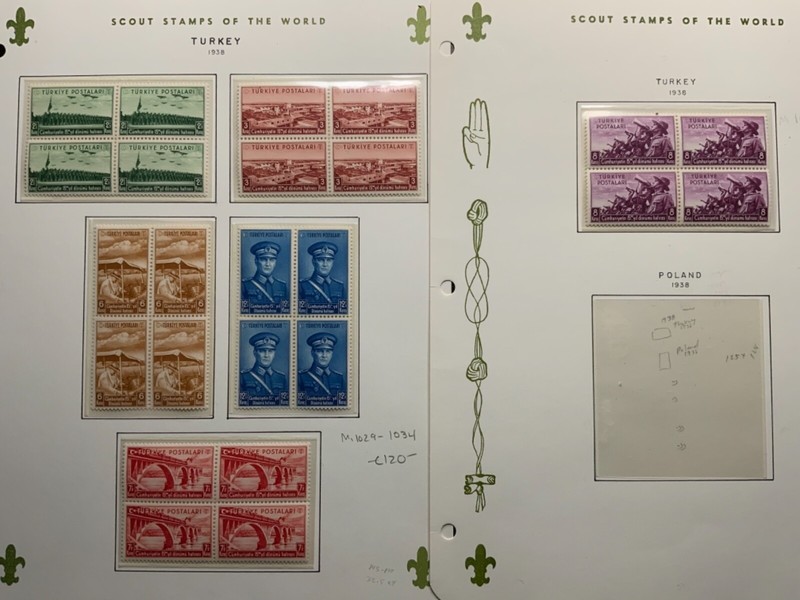 Türkiye #Mi1029-Mi1034 MNH Blocks Ataturk Bugle Republic [805-810]