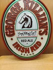 Vintage 1985 George Killians Irish Red Ale Wall Beer Sign Plastic