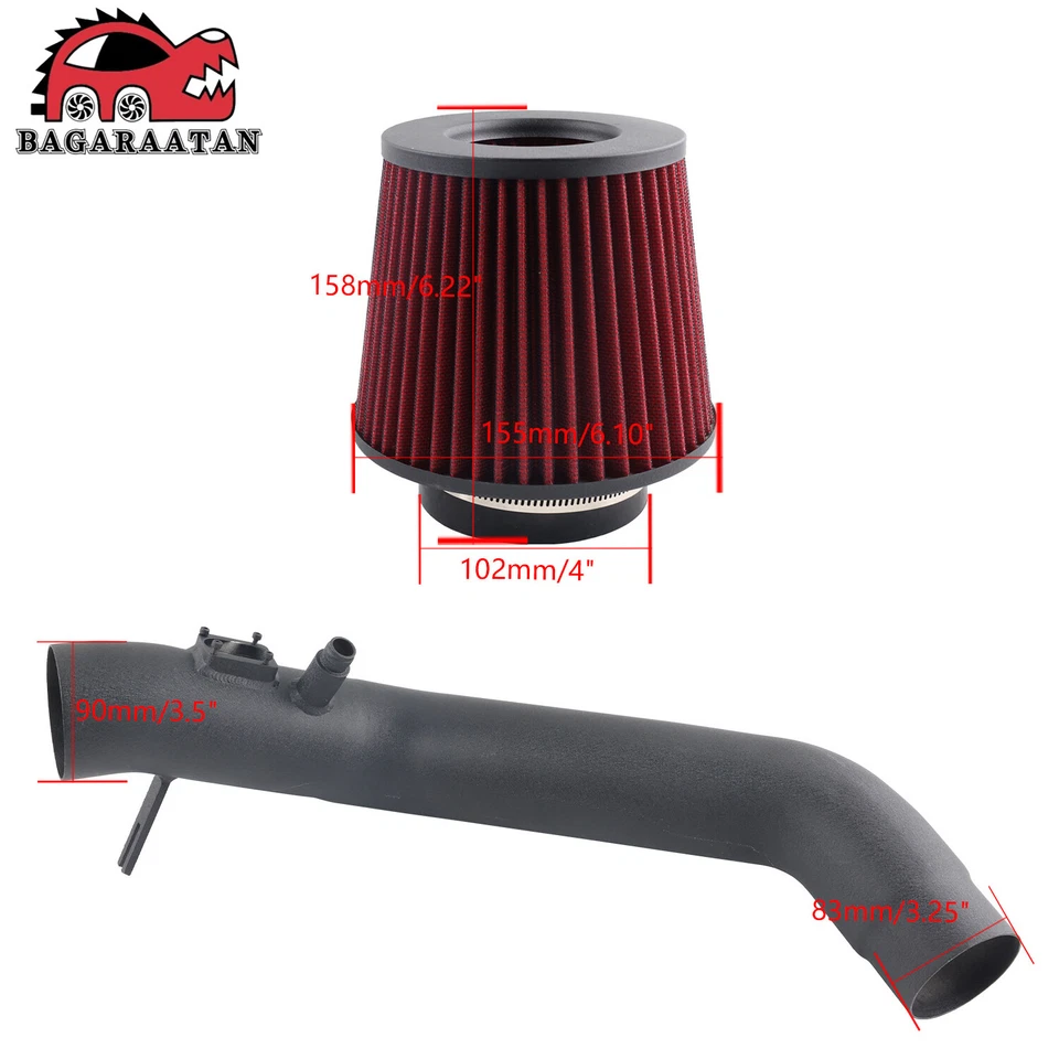 Inducción de admisión de aire frío para F30 F32 F22 335i 435i xDrive M235i N55 3,0 L 13-16 Foto 2 de 4