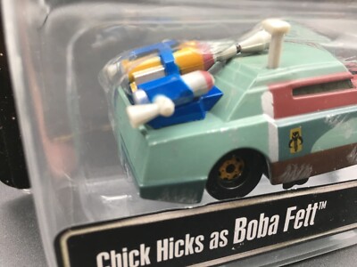 Disney Pixar Cars Chick Hicks as Boba Fett Mandalorian Armor