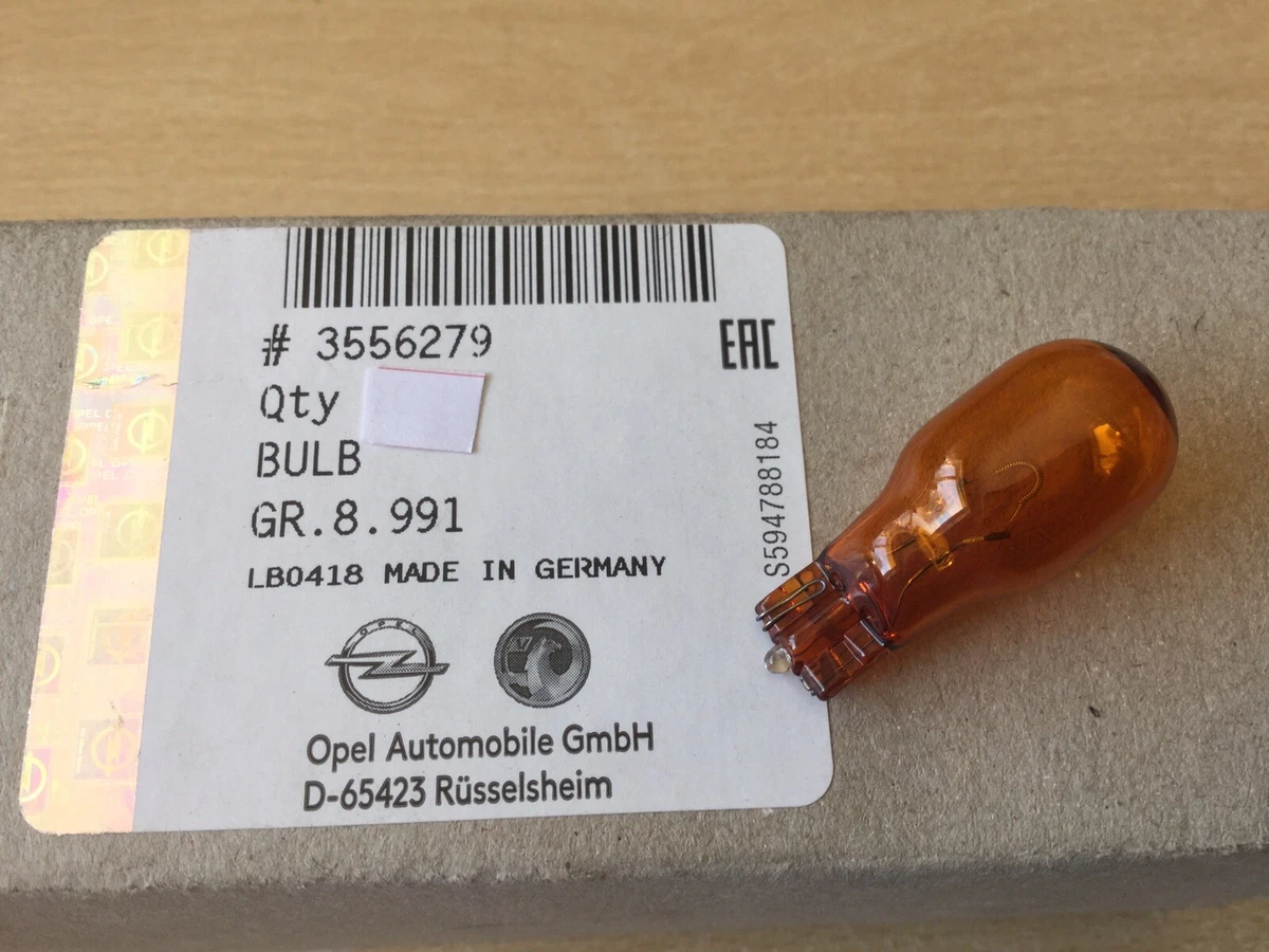 BNIB GENUINE SET OF 10 VAUXHALL BULBS 3556279 | eBay 
