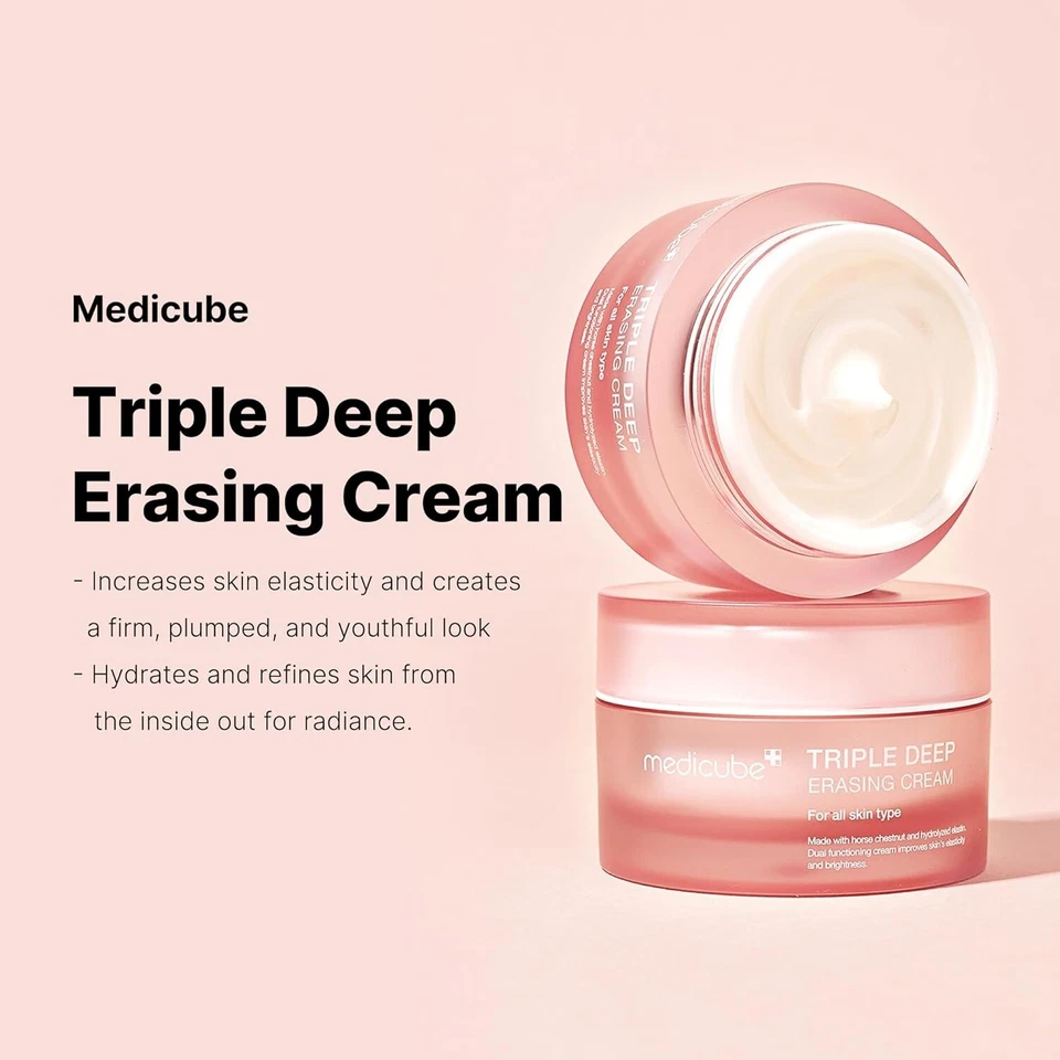 Medicube Triple Collagen Cream - Hydrating & Firming Moisturizer with Hyaluronic - Image 2 of 4