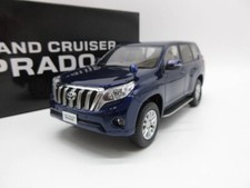 1:30 Toyota Land Cruiser PRADO mid-model dark blue color sample miniature car