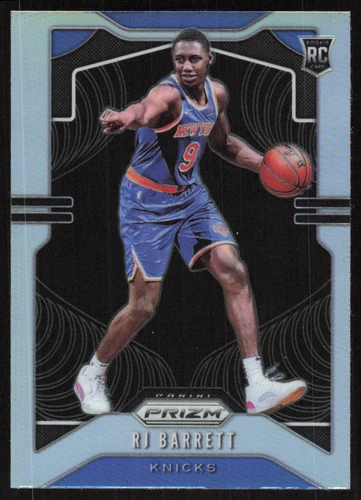 2019-20 Panini Prizm Silver Rookie #250 RJ Barrett New York Knicks