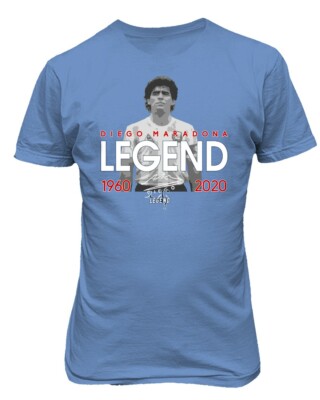 マラドーナ　公式　tシャツ　DIEGO ARMANDO MARADONA Diego Armando Maradona 1960-2020 Legend Argentina Men's T-Shirt | eBay